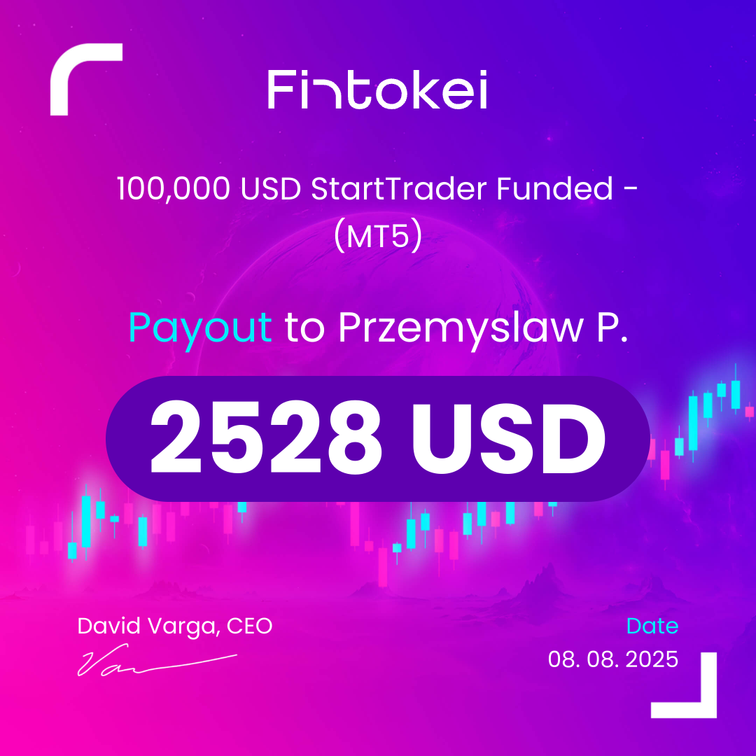Fintokei payout certificate #4